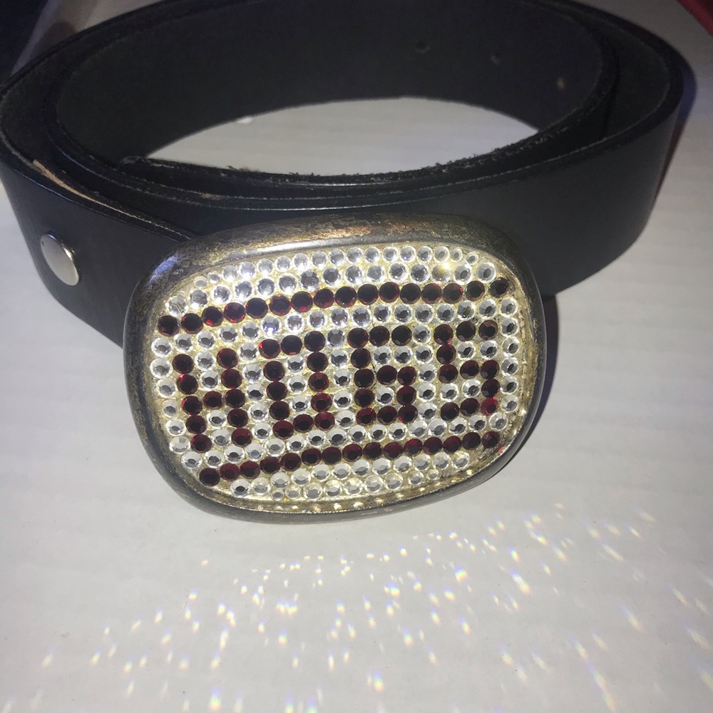 Rare...AR Razorback 36.25”’HOGS Rhinestone Buckle - Picture 2 of 6